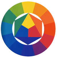 Color prism wheel