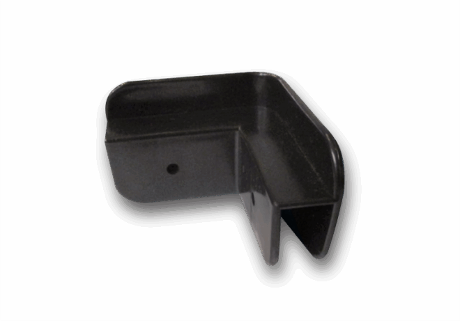 Injection molded corner