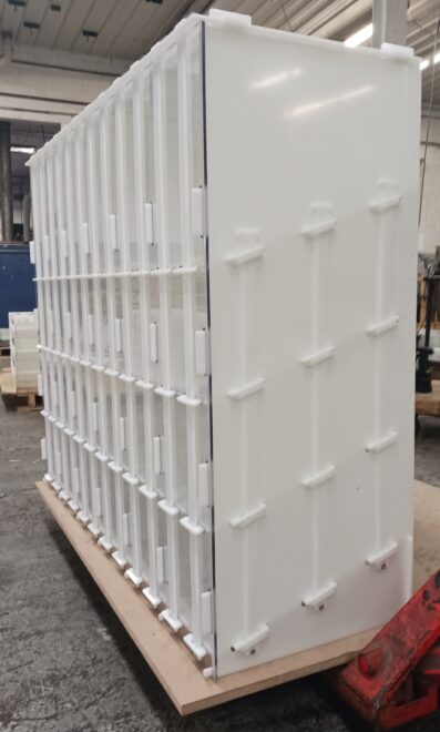 HDPE / Polycarb assembly
